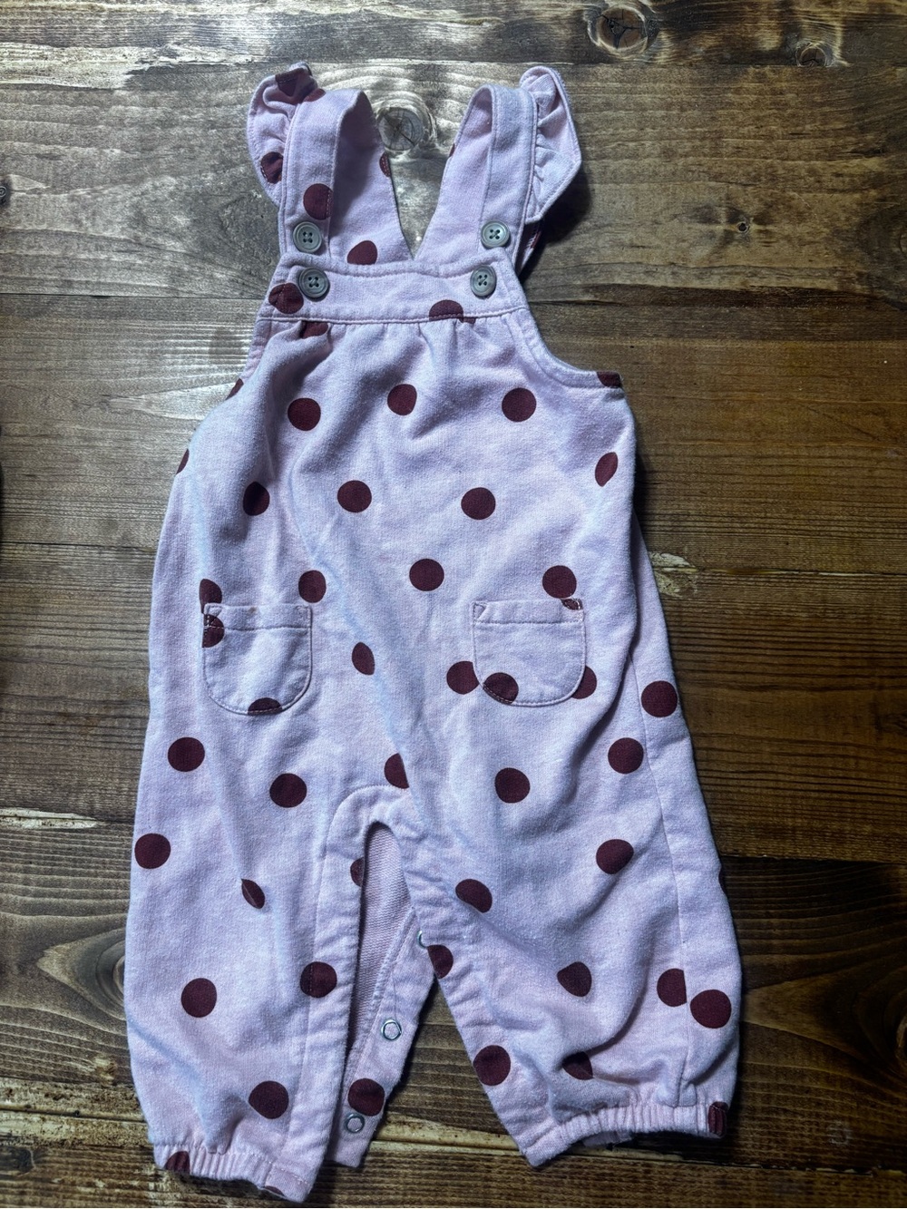 Pink Polka Dot Overalls for Kids - Soft Cotton Blend
